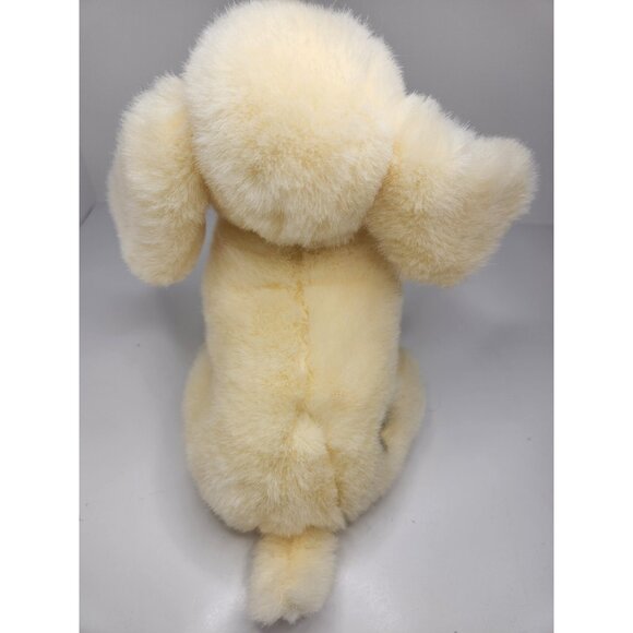 Vintage 1990 Baby Gund Wind Up Musical Puppy Dog Antique White Missing Ribbon - Picture 4 of 7